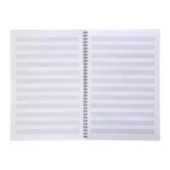 Тетрадь для нот А4 на спирали, 24 листа, ErichKrause Just Music, вертикальная ориентация, обложка мелованный картон, блок офсет 100% белизна, с принтом