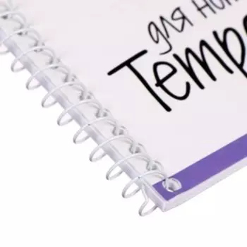 Тетрадь для нот А5, 24 листа на гребне, горизонтальная "Музыка цветов", со справочной информацией