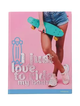 Тетрадь на кольцах 80л кл PENNY BOARD, со смен блоком, тв обл, бл 60 г/м2