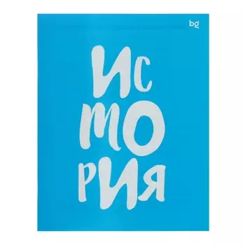 Тетрадь предметная "Домино", 48 листов в клетку, "История", обложка пластиковая, блок офсет