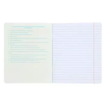 Тетрадь предметная Фразы, 48 листов, линейка, Литература, мелованный картон, закруглённые углы