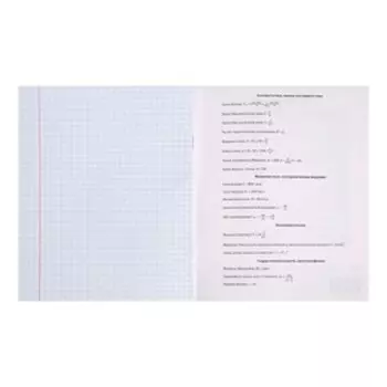 Тетрадь предметная "Личный профиль", 48 листов в клетку "Физика", обложка мелованный картон, блок офсет