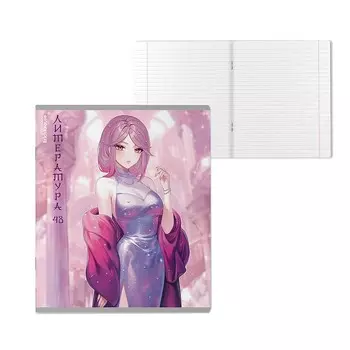 Тетрадь предметная 48 листов в линейку, «ErichKrause Manga.Литература», обложка мелованный картон