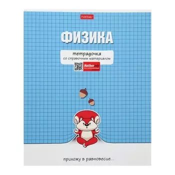 Тетрадь предметная 48 листов в клетку «Тетрадочка.Физика», обложка мелованный картон