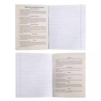 Тетрадь предметная URBAN FRIENDS, 48 листов в линейку "Русский язык", обложка мелованный картон, тиснение "лён", блок офсет