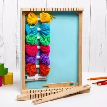 Ткацкий станок, 6 цветов ниток