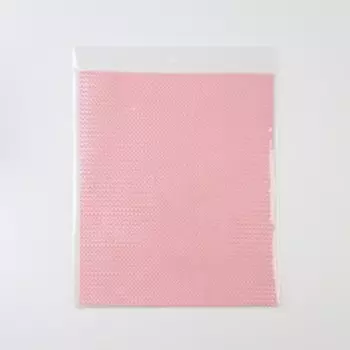 Ткань декоративная кожа для пэчворка «Розовый кристалл», 25 х 30,5 см