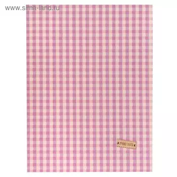 Ткань на клеевой основе «Фиолетовая клеточка», 21 х 30 см