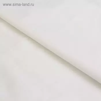 Ткань плательная, батист гладкокрашенный, ширина 150 см, белый