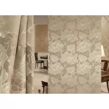 Ткань портьерная Interio в рулоне, ширина 150 см, жаккард