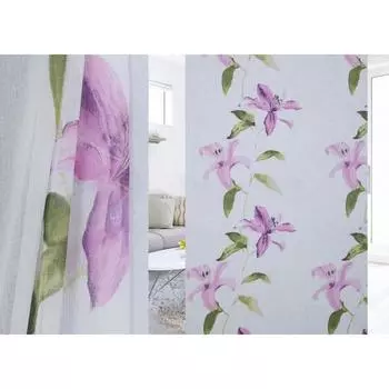 Ткань портьерная, ширина 280 см, лён