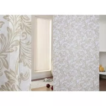 Ткань портьерная, ширина 280 см, лён, печать