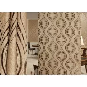 Ткань портьерная, ширина 280 см, жаккард