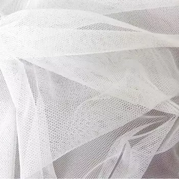 Ткань сетка для шитья, 40 г/м, ширина 160 см, белая