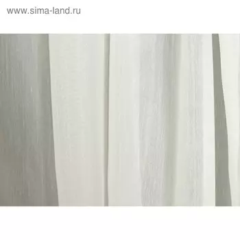 Ткань тюлевая, ширина 280 см, батист, однотон