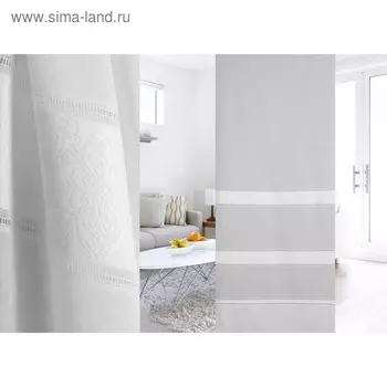 Ткань тюлевая, ширина 280 см, лён, фэнтези