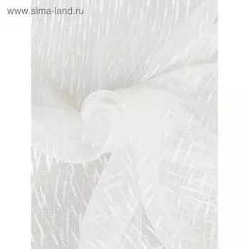 Ткань тюлевая, ширина 280 см, полуорганза