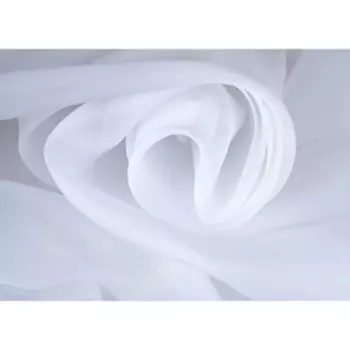 Ткань тюлевая, ширина 300 см, вуаль, однотон