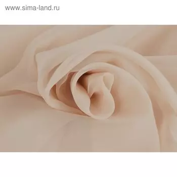 Ткань тюлевая, ширина 300 см, вуаль, однотон