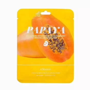 Тканевая, увлажняющая маска для лица «Папайя»