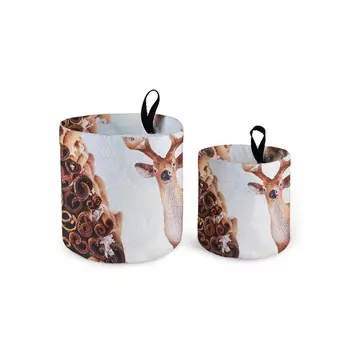 Тканевый настольный органайзер, размер 12х13 см и 15х18 см