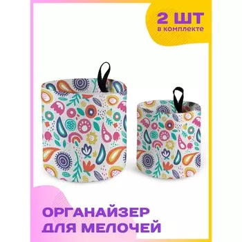 Тканевый настольный органайзер, размер 12х13 см и 15х18 см