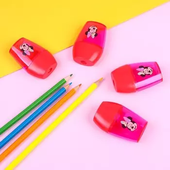 Точилка пластиковая, красная, «Минни Маус»