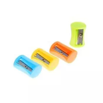 Точилка для карандашей Calligrata «Школьная», (штрихкод на штуку), МИКС