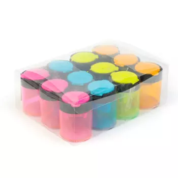 Точилка для карандашей Calligrata «Классика», с контейнером, двойная, МИКС