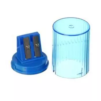 Точилка для карандашей Calligrata «Классика», с контейнером, двойная, МИКС