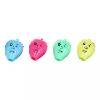 Точилка с контейнером "Клубника", корпус МИКС