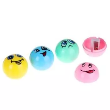 Точилка для карандашей Calligrata «Смайл», с контейнером, МИКС