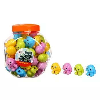 Точилка для карандашей Calligrata «Зайка», с контейнером, МИКС