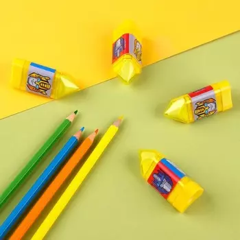 Точилка с ластиком, пластиковая, «Трансформеры»