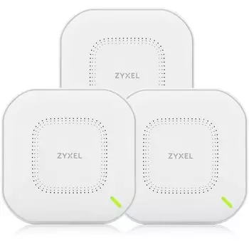 Точка доступа Zyxel NebulaFlex NWA210AX-EU0103F AX3000, 100/1000/2500BASE-T, 3 шт