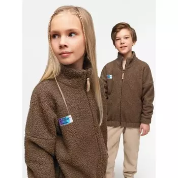 Толстовка детская Amarobaby lamb, рост 122 см, цвет какао