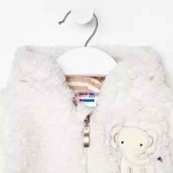 Толстовка детская, цвет белый, рост 74 см