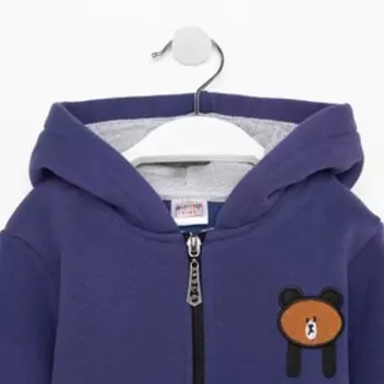 Толстовка детская, цвет индиго, рост 80 см