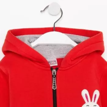 Толстовка детская, цвет красный, рост 80 см