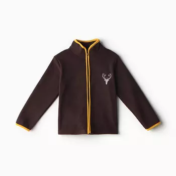 Толстовка детская, цвет тёмно-бирюзовый, рост 110 см