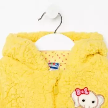 Толстовка детская, цвет жёлтый, рост 68 см