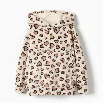 Толстовка детская KAFTAN Leo love, размер 32 (110-116 см)