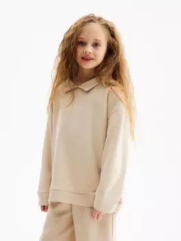 Толстовка детская MINAKU, бежевая, рост 104 см