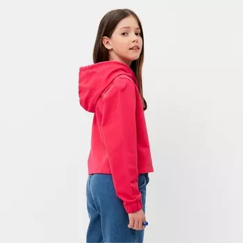 Толстовка для девочки, цвет бубль-гум, рост 134 см