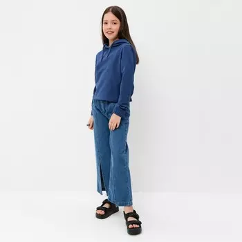 Толстовка для девочки, цвет ниагара, рост 140 см