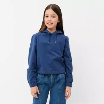 Толстовка для девочки, цвет ниагара, рост 152 см