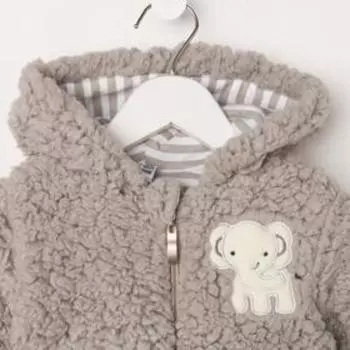 Толстовка для девочки, цвет серый, рост 68 см