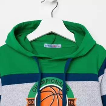 Толстовка для мальчика, цвет синий, рост 104 см