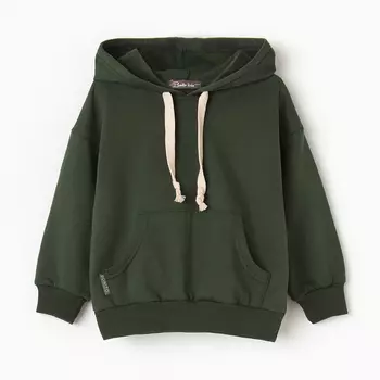 Толстовка для мальчиков, НАЧЁС, цвет хаки, рост 110 см