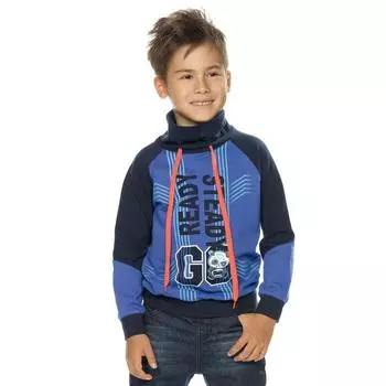 Толстовка для мальчиков, рост 86 см, цвет тёмно-синий